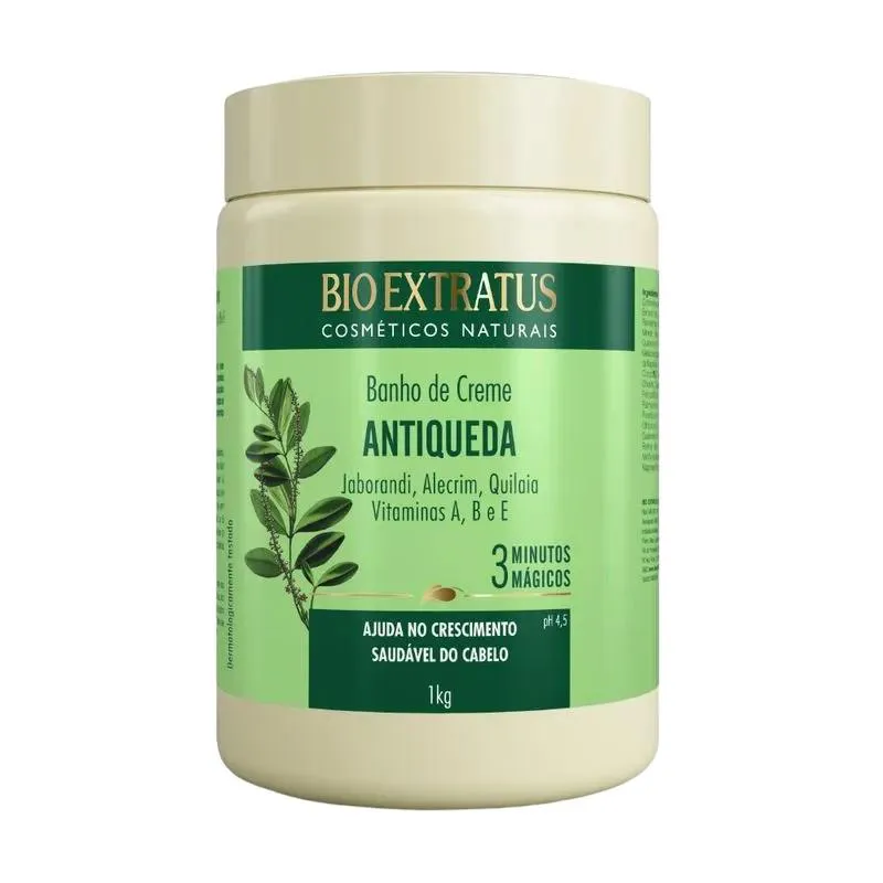 Banho de Creme Antiqueda Jaborandi 1L Bio Extratus