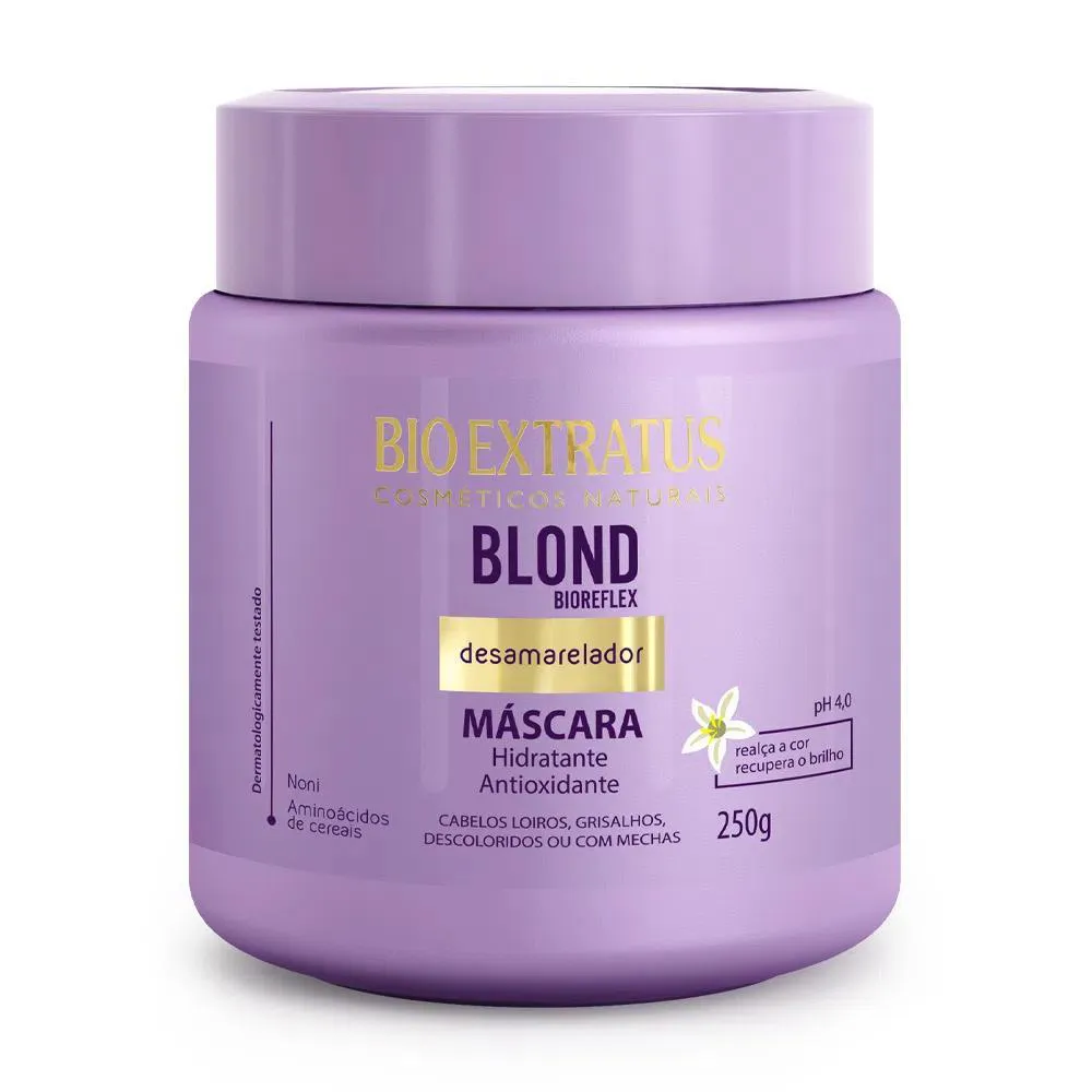 Mascara Desamarelador Blond Bioreflex 250 Ml Bio Extratus