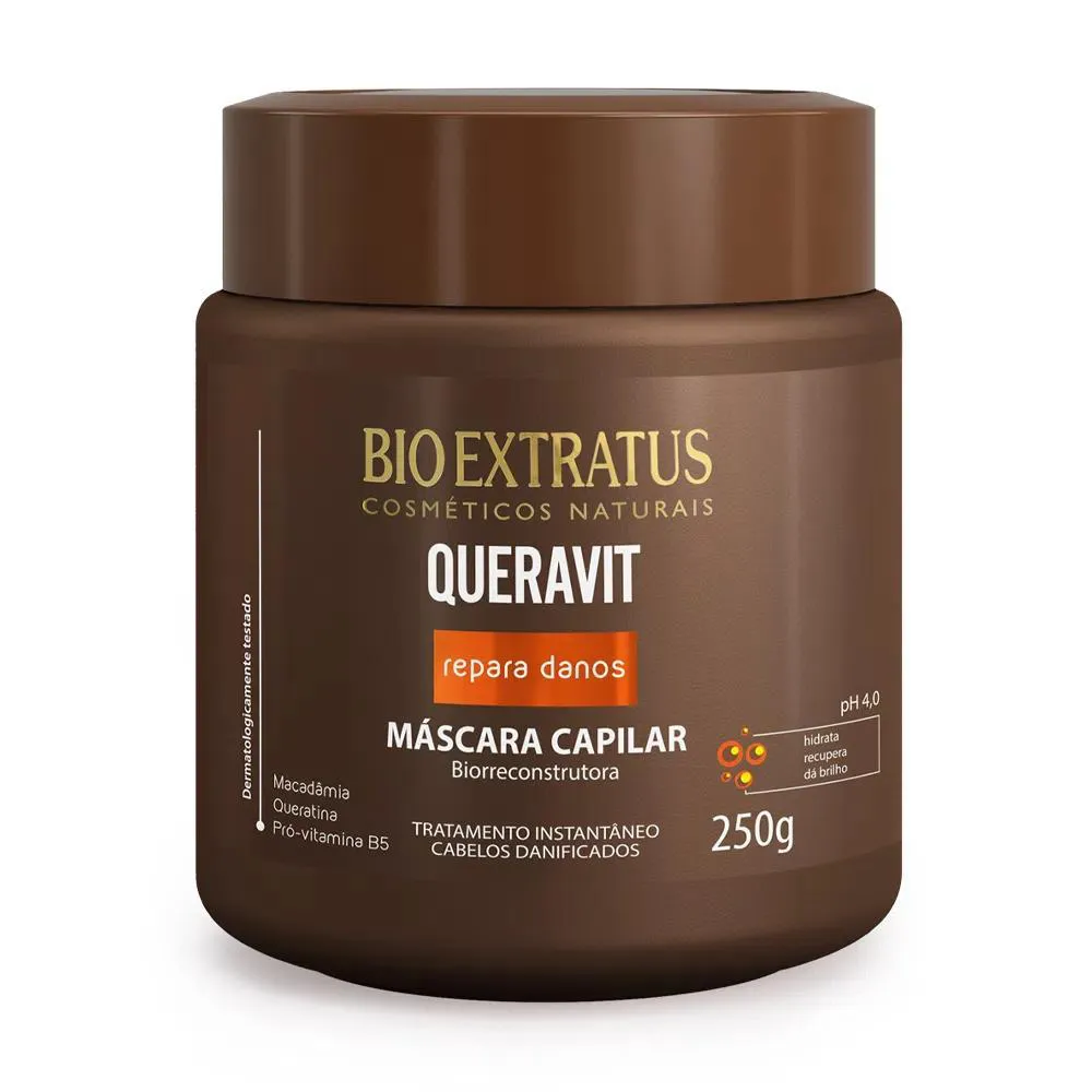 Mascara Capilar Bio Reconstrutora Queravit 250 G Bio Extratus