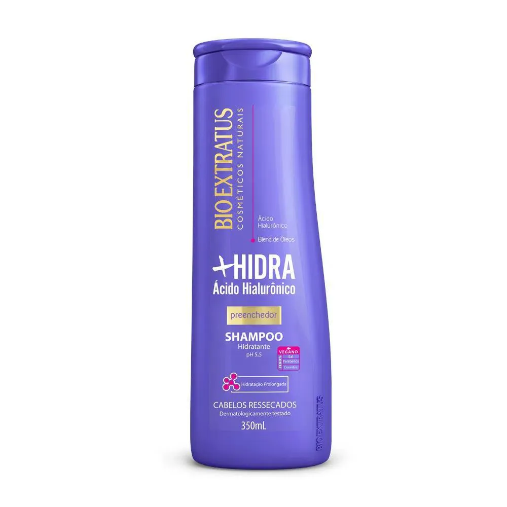 Shampoo Limpeza Hidratante Mais Hidra 350 Ml Bio Extratus