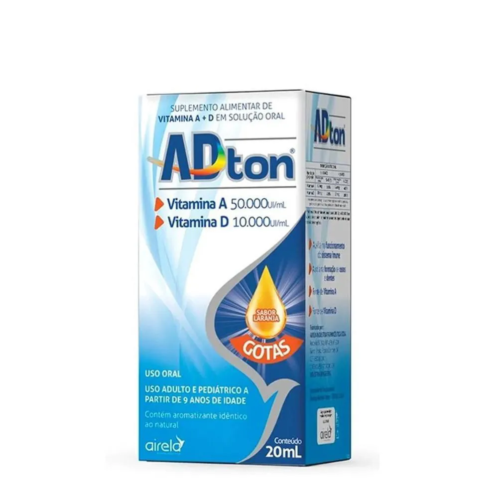 Vitamina A+vitamina D - Adton Gts 20ml Airela