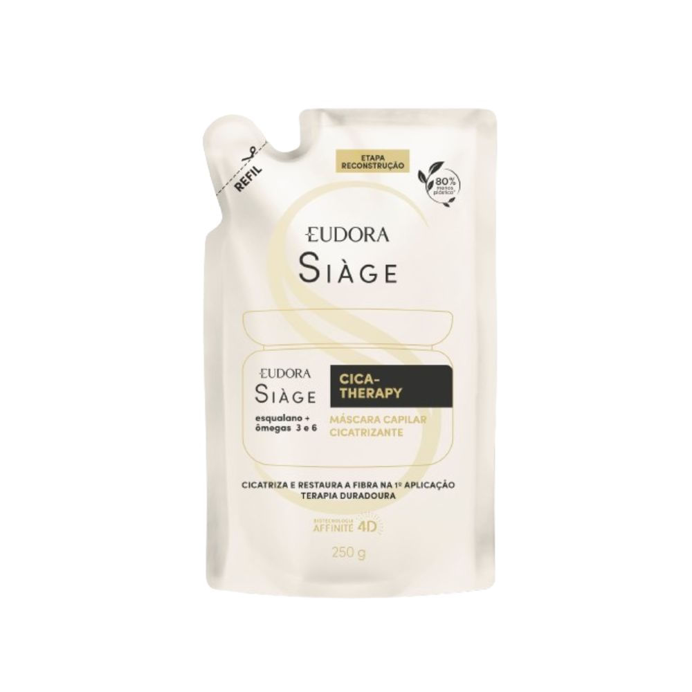 Máscara Capilar Eudora Siàge Cica-Therapy Cicatrizante Refil 250g