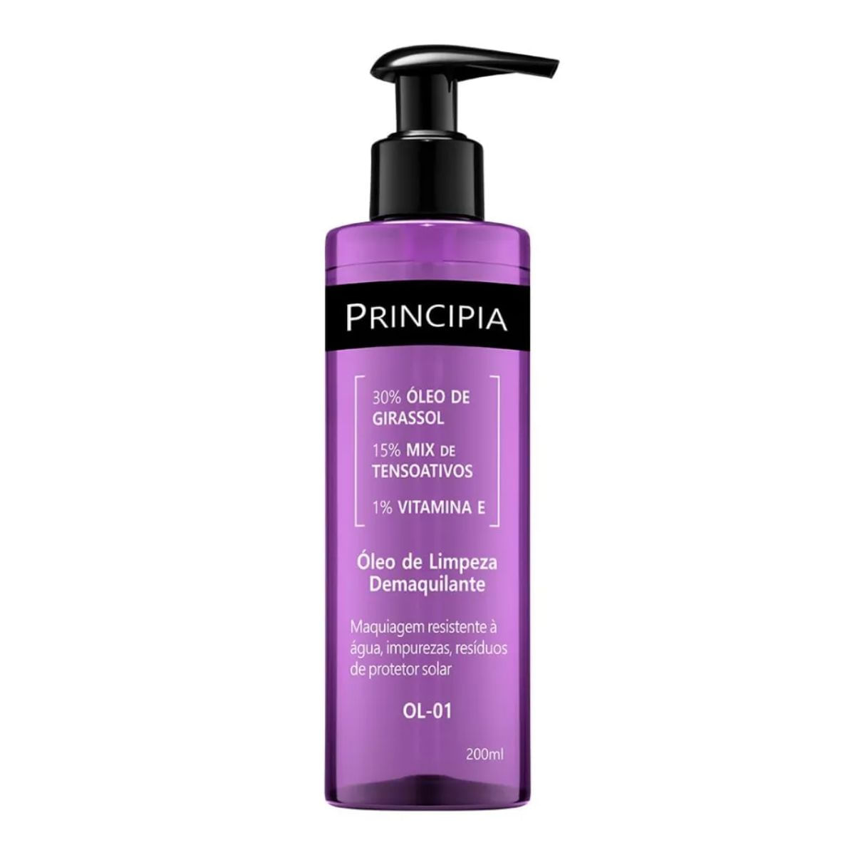 Óleo de Limpeza Principia OL-01 Demaquilante Facial 200ml