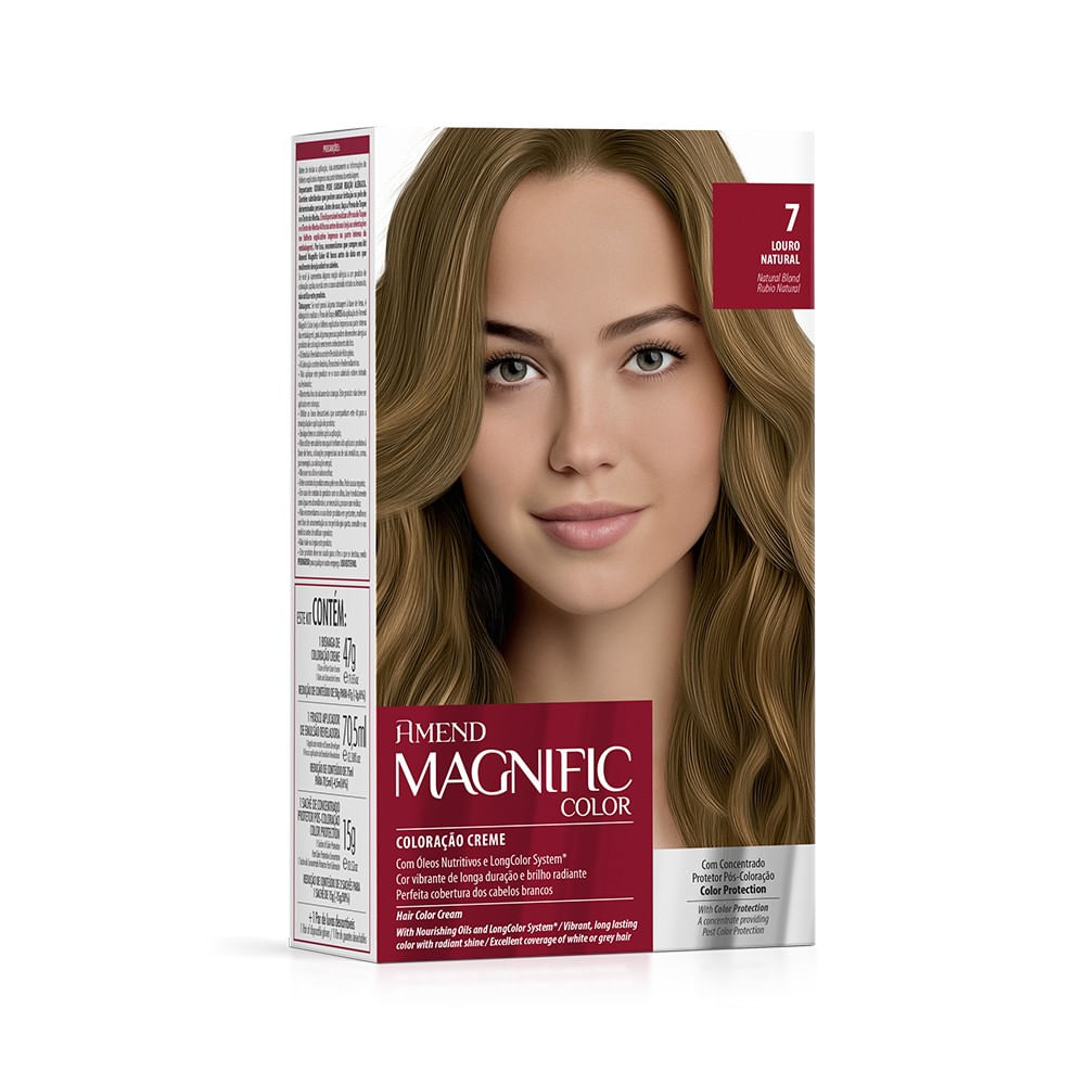 Tinta De Cabelo Amend Magnific 70 Louro Natural