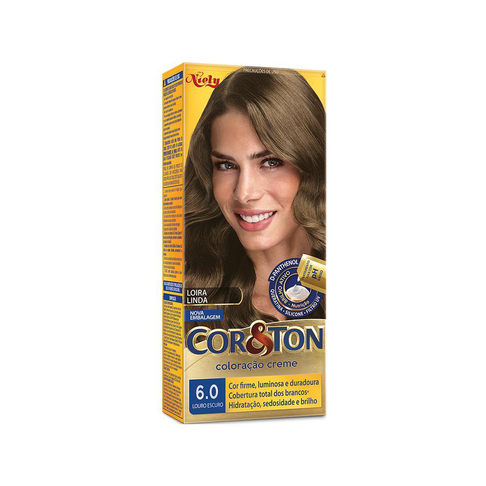 Coloração Niely Cor&Ton Louro Escuro 6.0