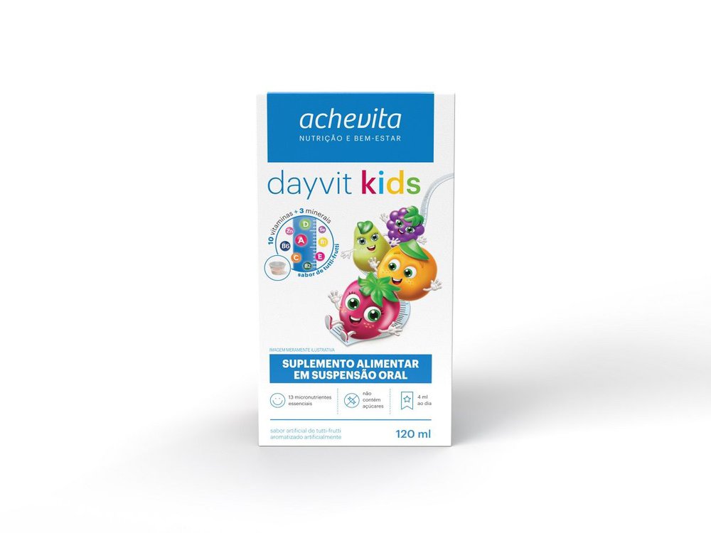 Dayvit Kids Polivitamínico Tutti-Frutti Infantil 120ml