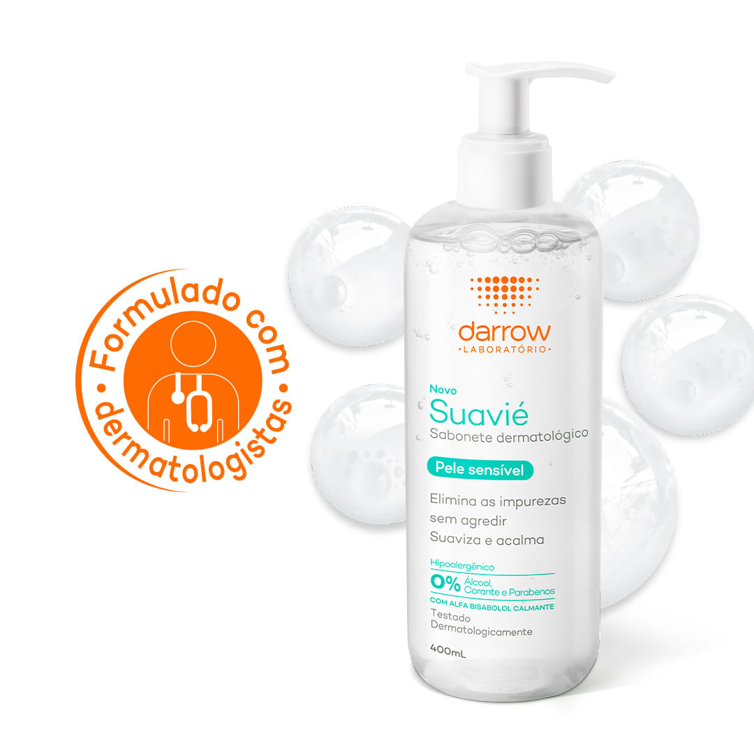 Suavié Sabonete Dermatológico Para Pele Sensível 400ml