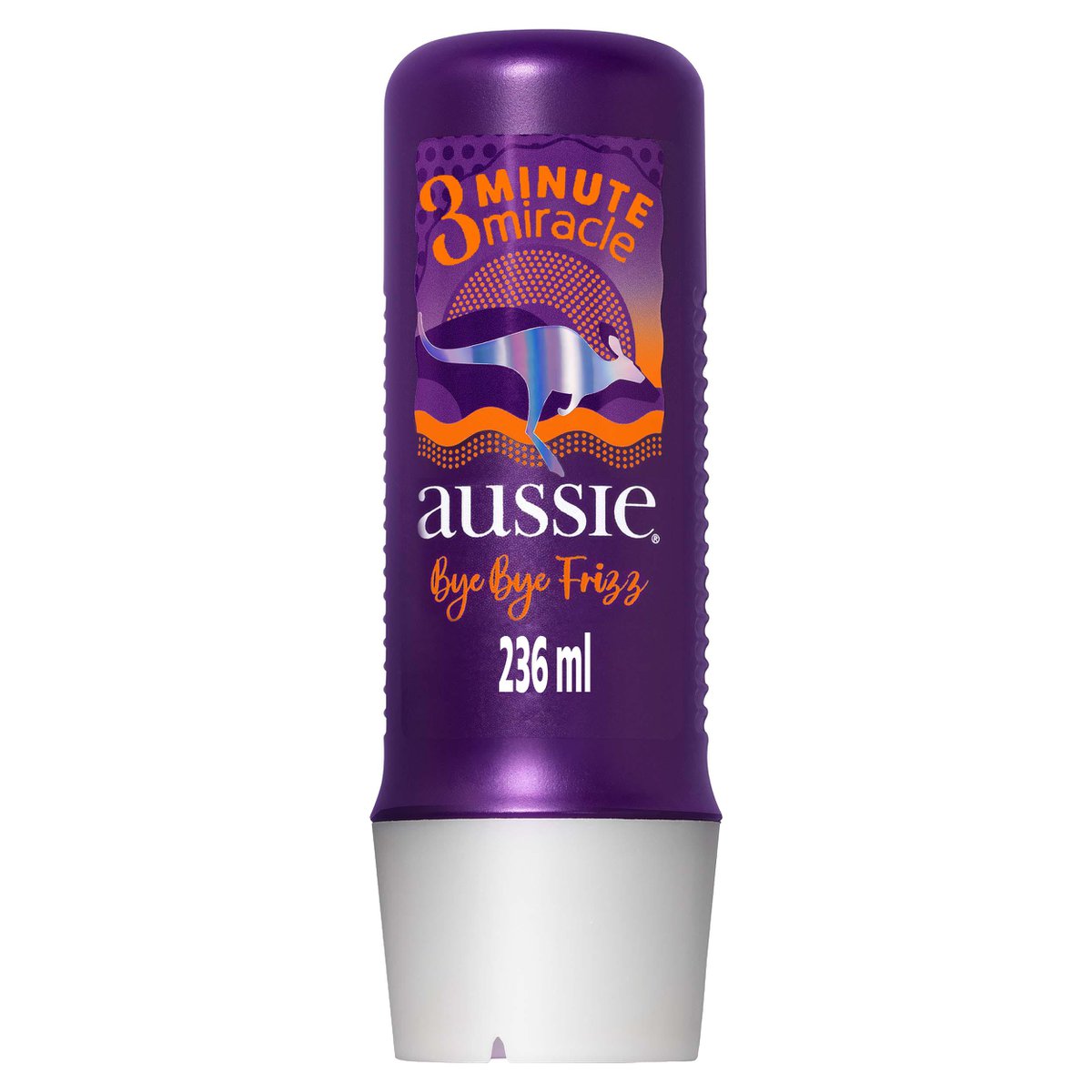 Creme de Tratamento Capilar Aussie 3 Minute Miracle Bye Bye Frizz  Maciez e Brilho 236ml