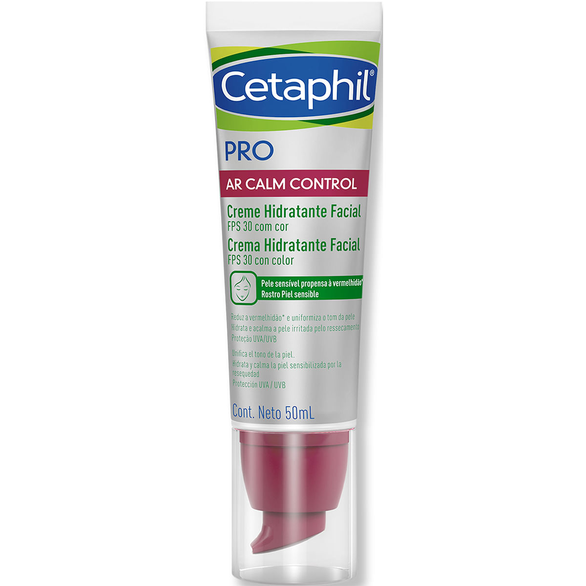 Creme Facial Cetaphil Pro Hidratante com Cor FPS 30 50ml
