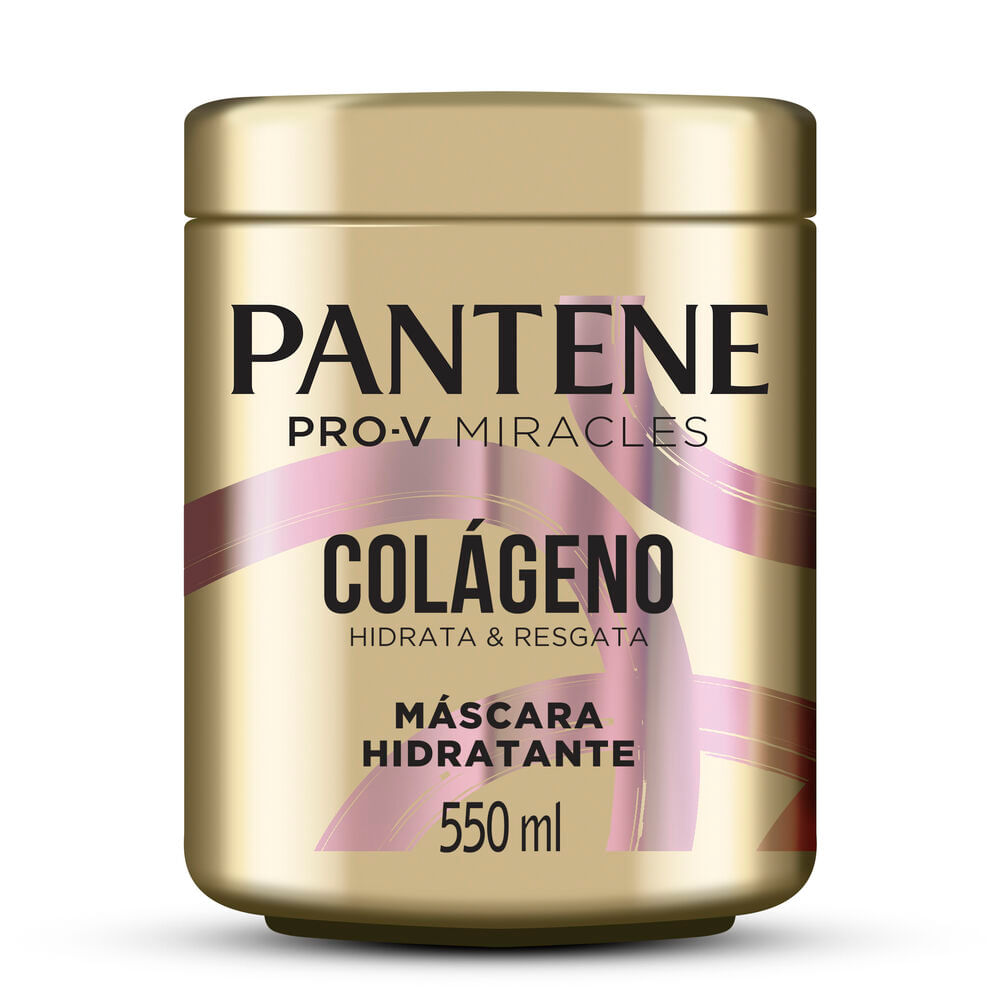 Máscara de Tratamento Pantene Pro-V Miracles Colágeno Hidrata & Resgata 550ml