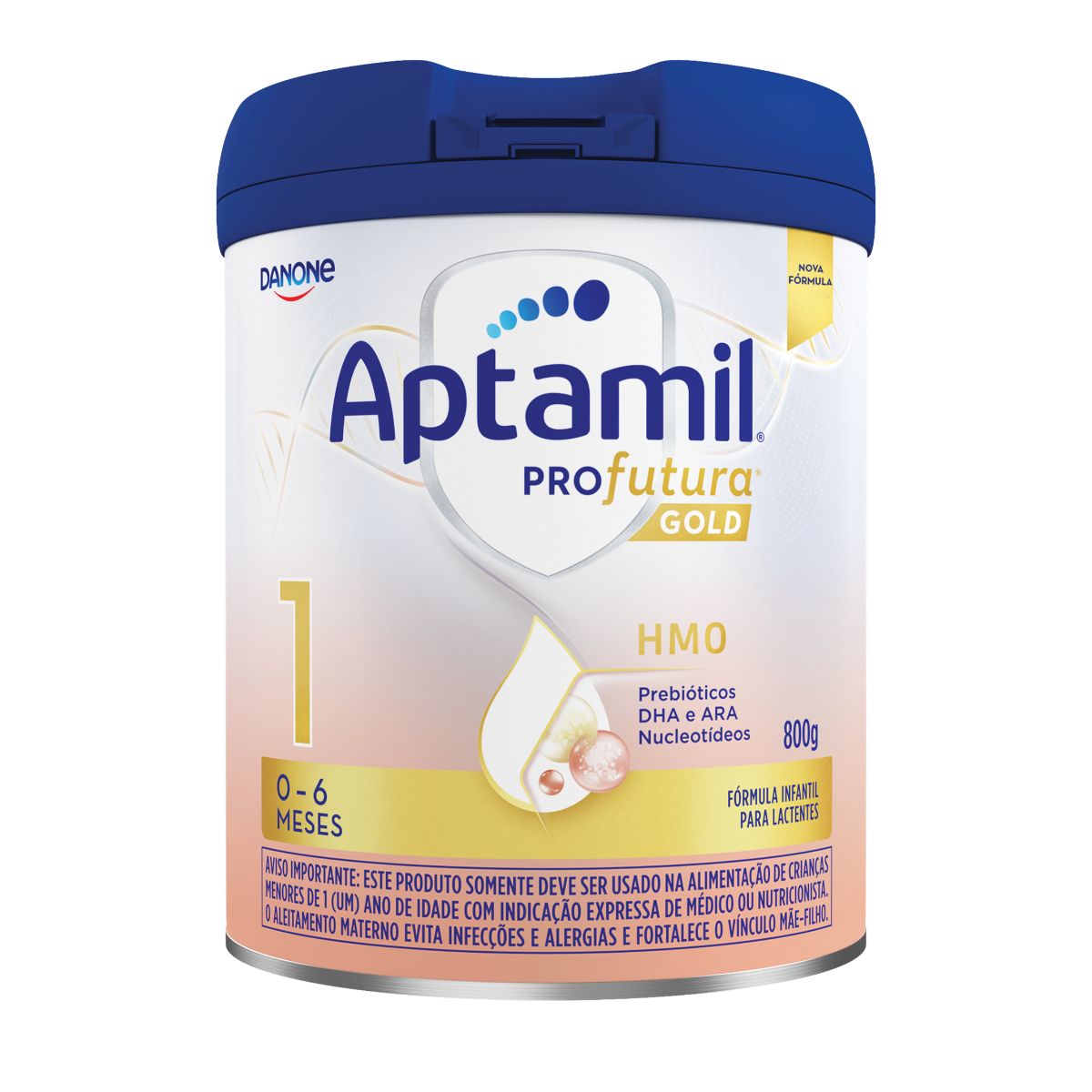 Fórmula Infantil Aptamil Profutura Gold 1 De 0 A 6 Meses 800g