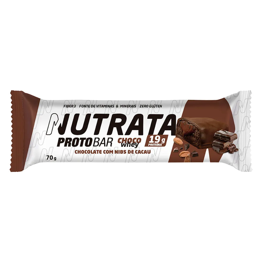 Barra De Proteína Nutrata Protobar Choco Whey 70g