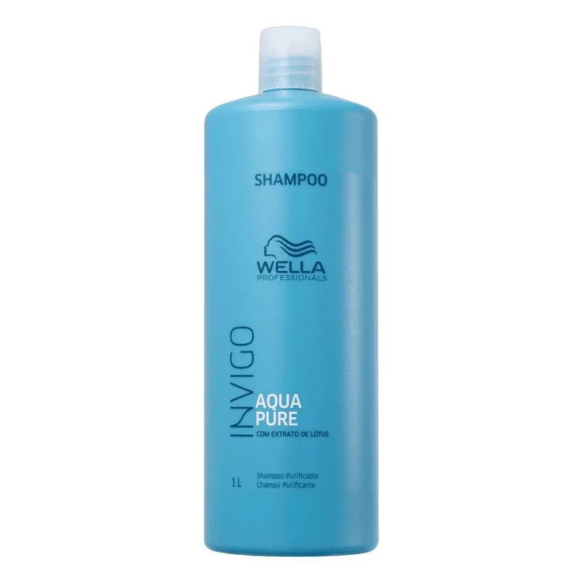 Shampoo Wella Professionals Invigo Balance Acqua Pure Limpeza Profunda 1l