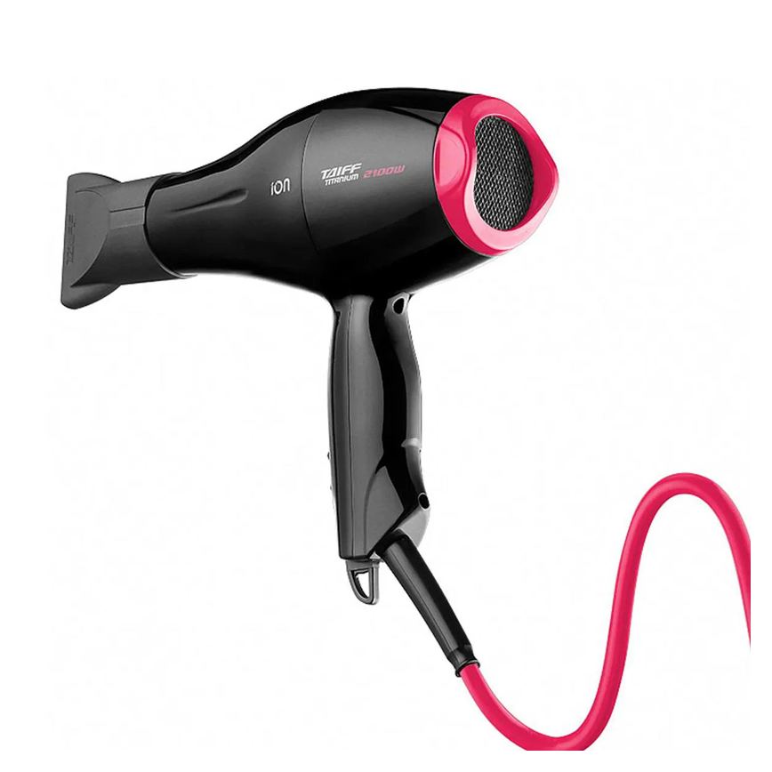 Secador Titanium Pink 2100w- 127v - Taiff Professional