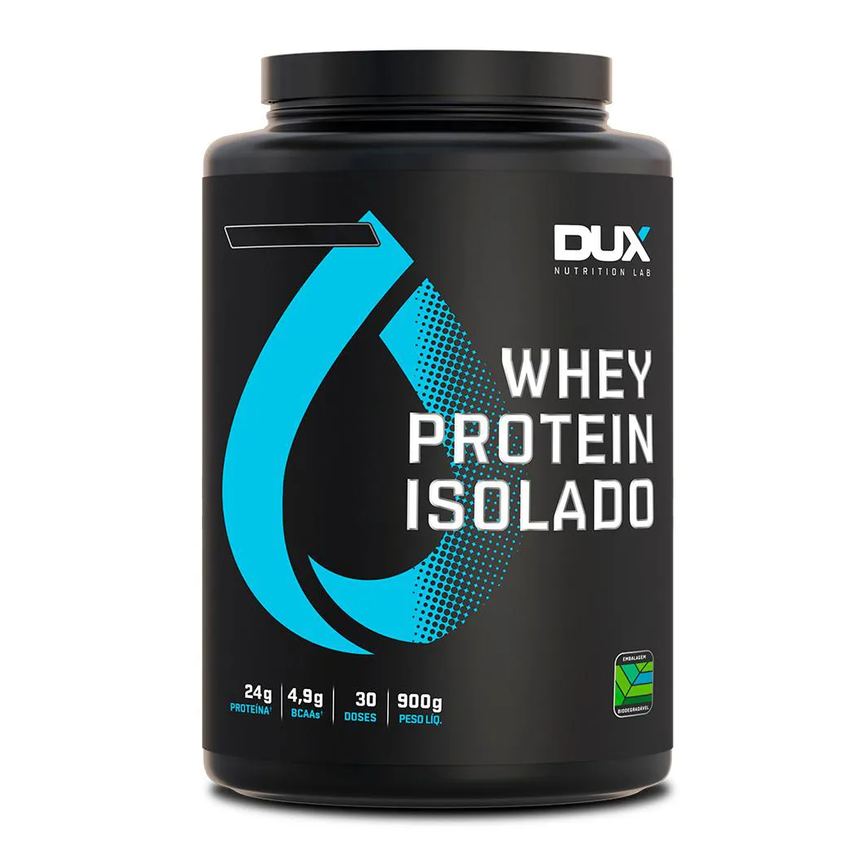 Whey Protein Isolado Dux Nutrition Pote 900g Doce de Leite