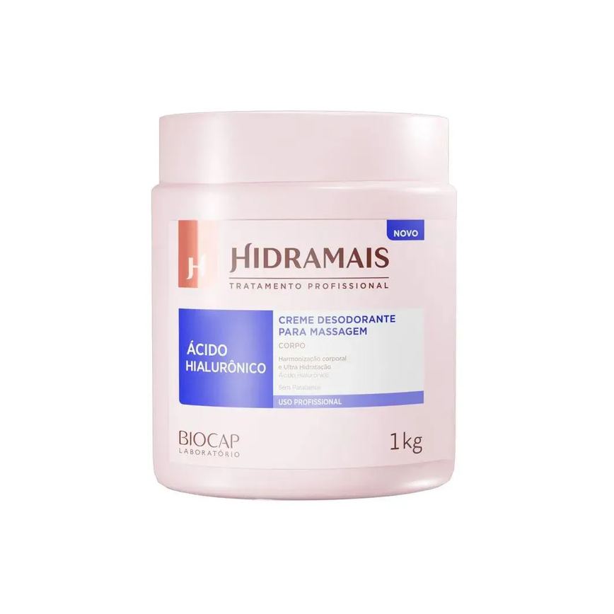 Creme Desodorante para Massagem Ácido Hialurônico 1kg
