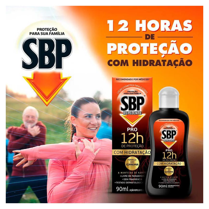 Repelente SPB Pro 12h Loção 90ml