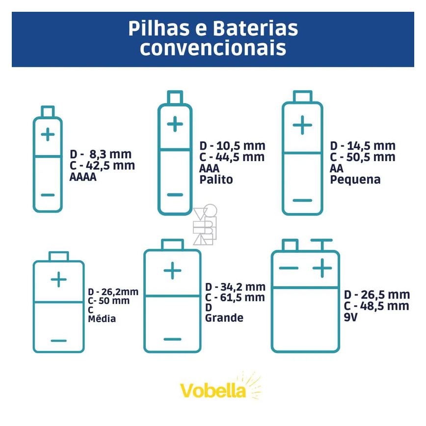 Pilha Alcalina D LR20 Grande Blister Com 2 Unidades Elgin