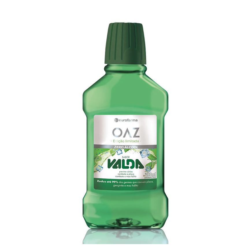 Enxaguante Bucal OAZ Valda Sem Álcool 250ml