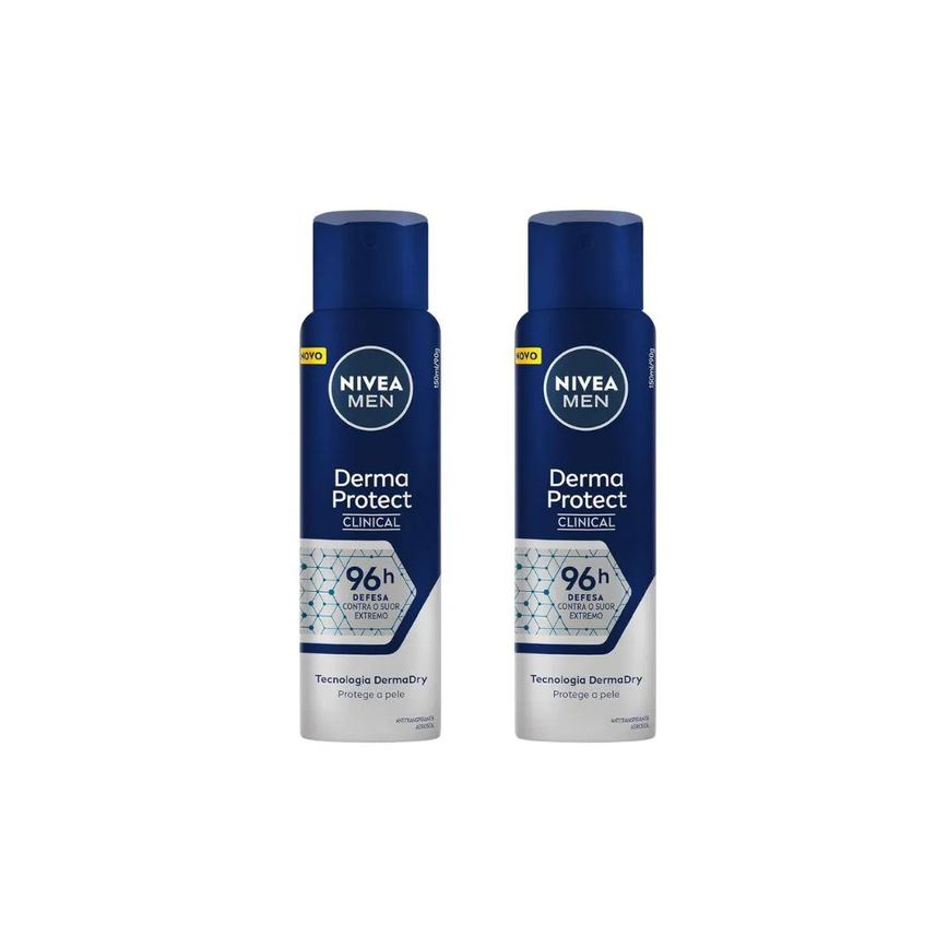 Desodorante Aero Nivea 150ml Clinical Derma Protect-Kit2un