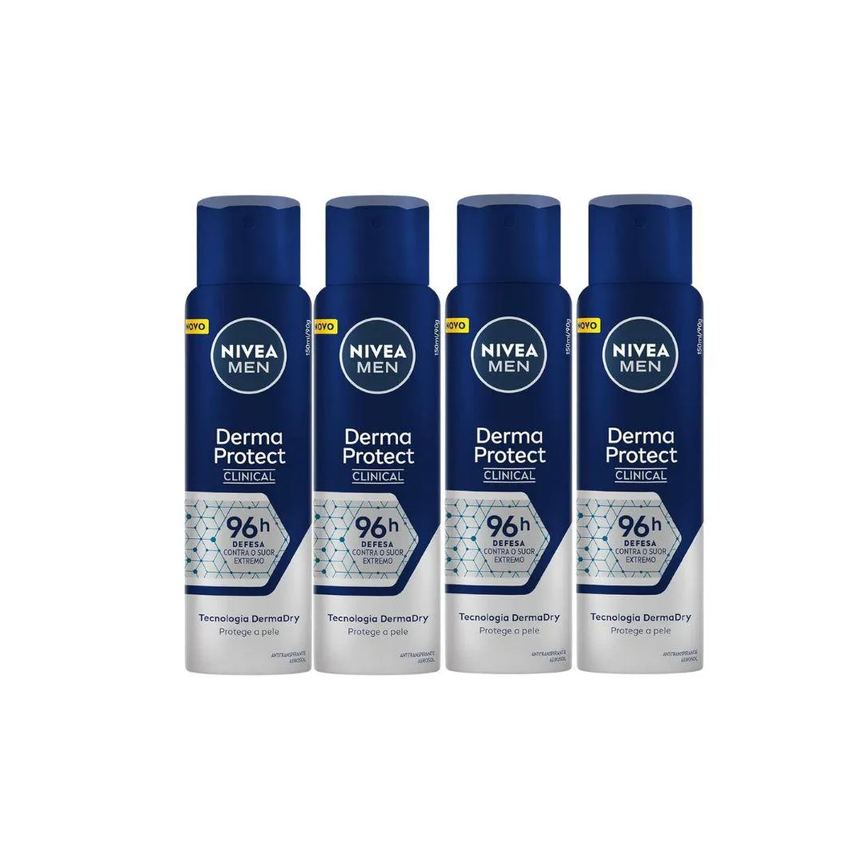 Desodorante Aero Nivea 150ml M Clinical Derma Protect-Kit4un