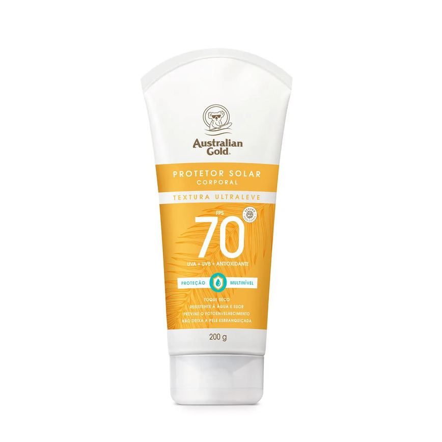 Protetor Solar Corporal Australian Gold Alta Proteção FPS 70 200g