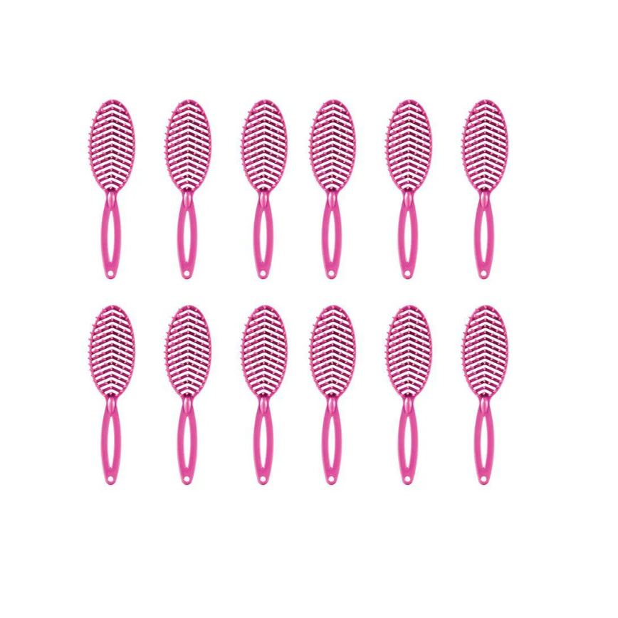 Escova de Cabelo Darma 302 Rigida Oval Desemb - Kit C/ 12un