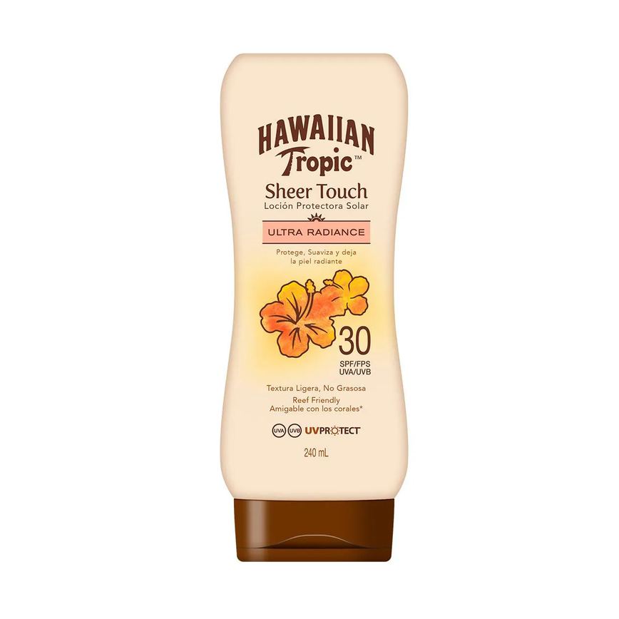 Protetor Solar Hawaiian Tropic Sheer Touch Ultra Radiance FPS 50+ Loção 240ml