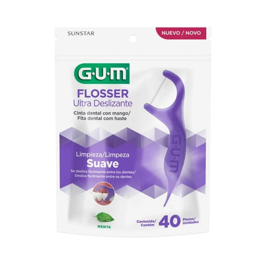 Fio Dental Flosser 40un Gum - Sunstar