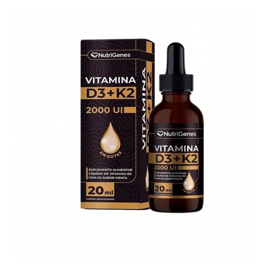 Vitamina D3 2000 Ui+ K2 Mk7 30mcg - Gotas - Nutrigenes