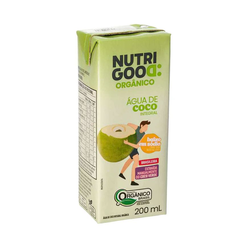 Água de Coco Integral Orgânica Nutrigood 200ml