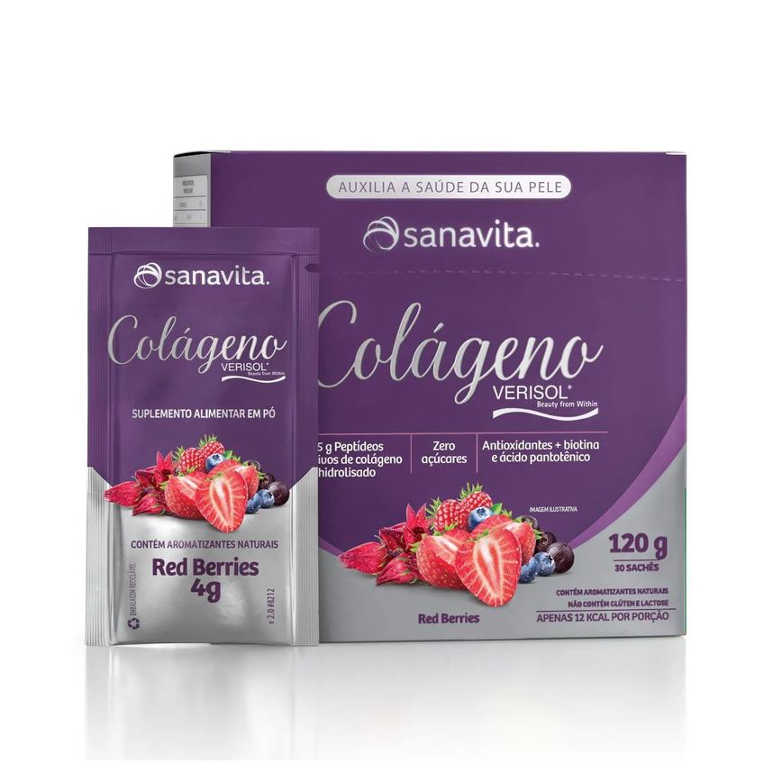 Colágeno Verisol ® Sachê Red Berries