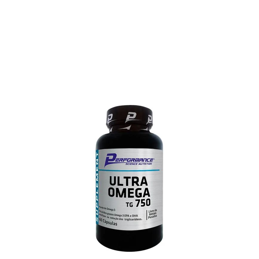 Óleo de Peixe Ômega 3 Ultra Ômega Tg 750 com 60 Cápsulas - Performance Nutrition