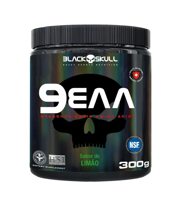 Suplemento 9EAA Black Skull Limão 300g