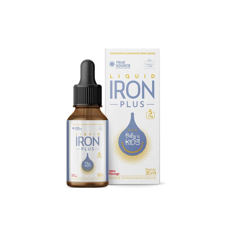Liquid Iron Plus Baby Kids Ferro Multivitamínico Truesource