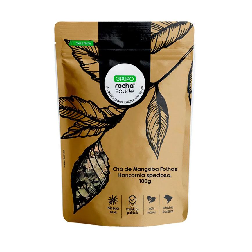 Chá de Mangaba Folhas - Mangabeira - Hancornia Speciosa. 100G
