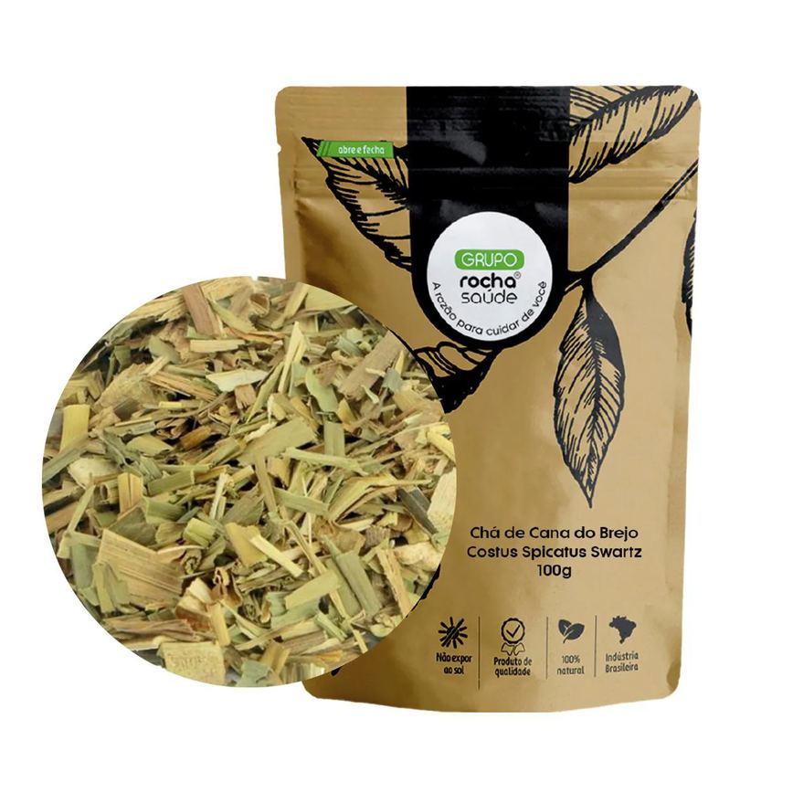 Chá de Cana do Brejo - Costus Spicatus Swartz - 100G