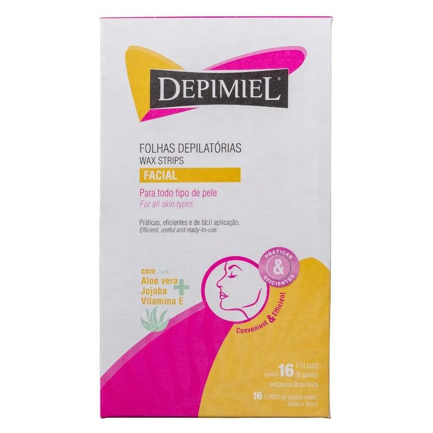 Depimiel Folhas Prontas Facial C/16 Unid.