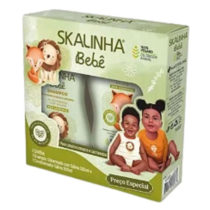 Kit Shampoo E Condicionador Bebê Cachinhos - Skalinha