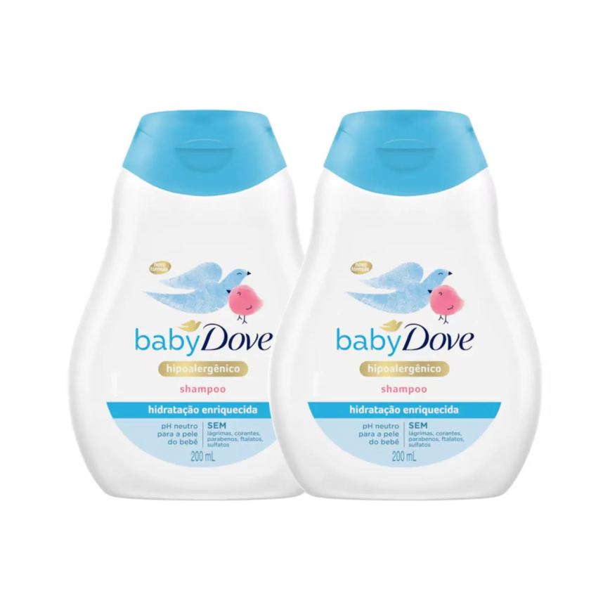 Kit C2 Shampoo Hipoalergênico Baby - Dove