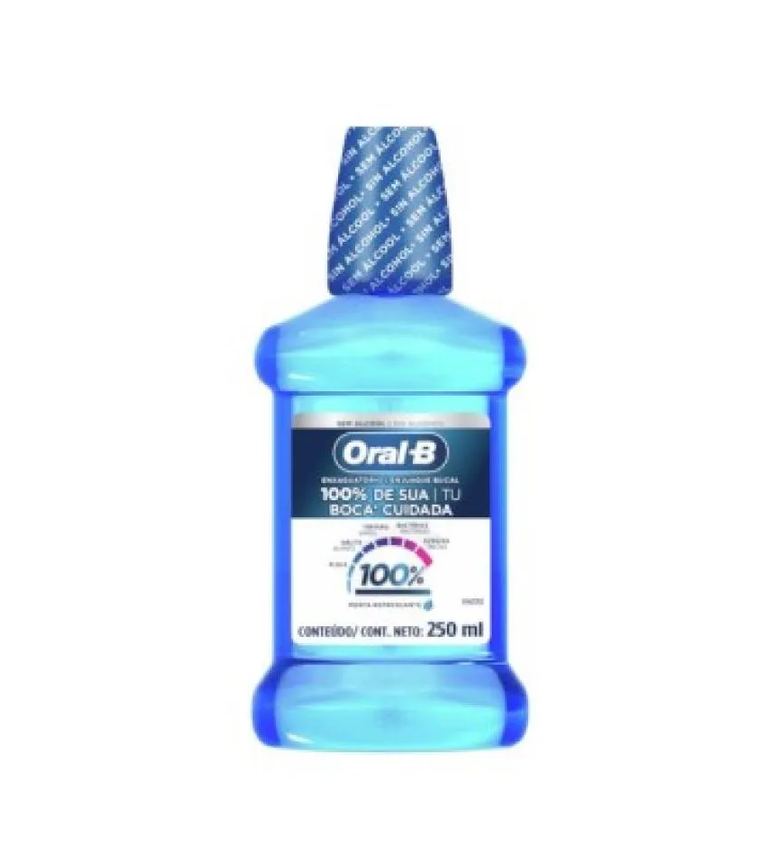 Antisséptico Bucal Oral-b 100% Menta Refrescante 250ml
