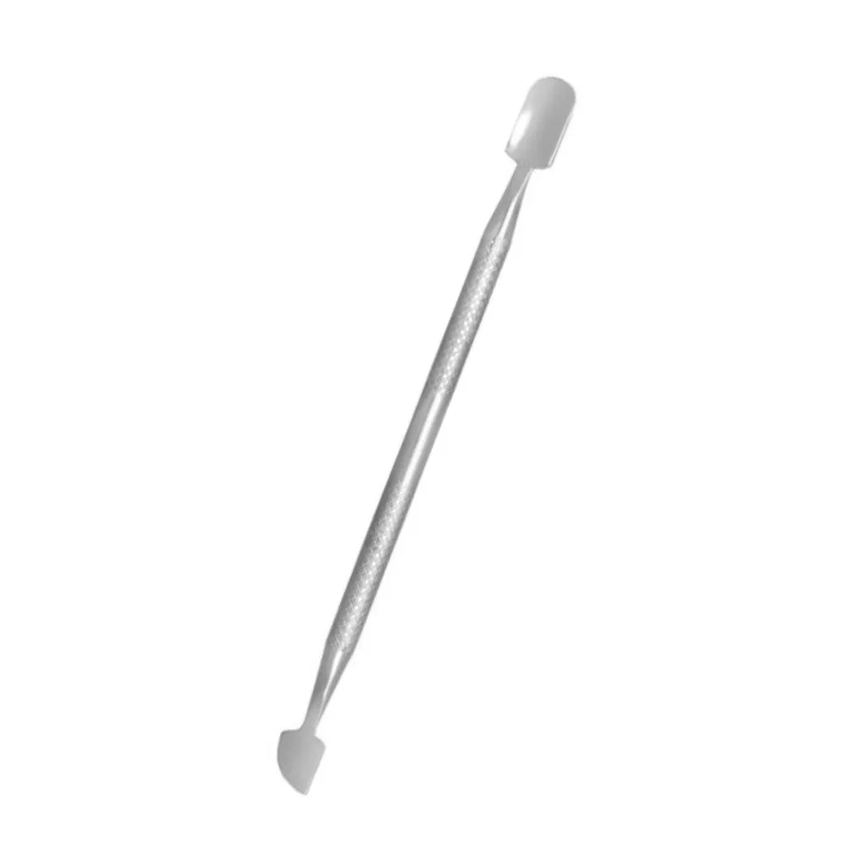 Espatula Dupla para Cuticulas em Aco Inox Santa Clara