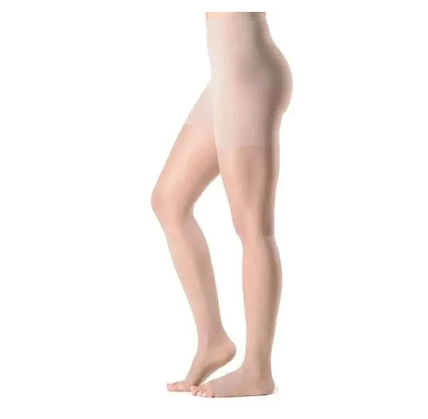 Meia Calça Sigvaris 782A Ever Sheer 20-30 Mmhg Ponteira Aberta M2 Natural
