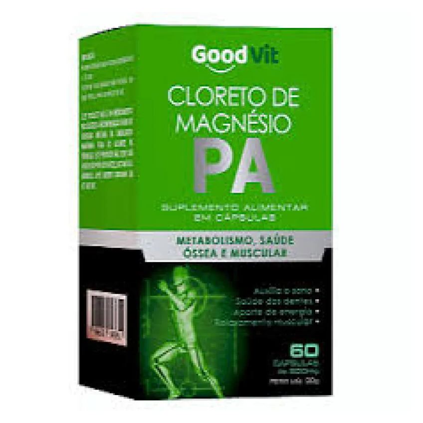 Cloreto de Magnésio Pa C/60 cápsulas - Good Vit