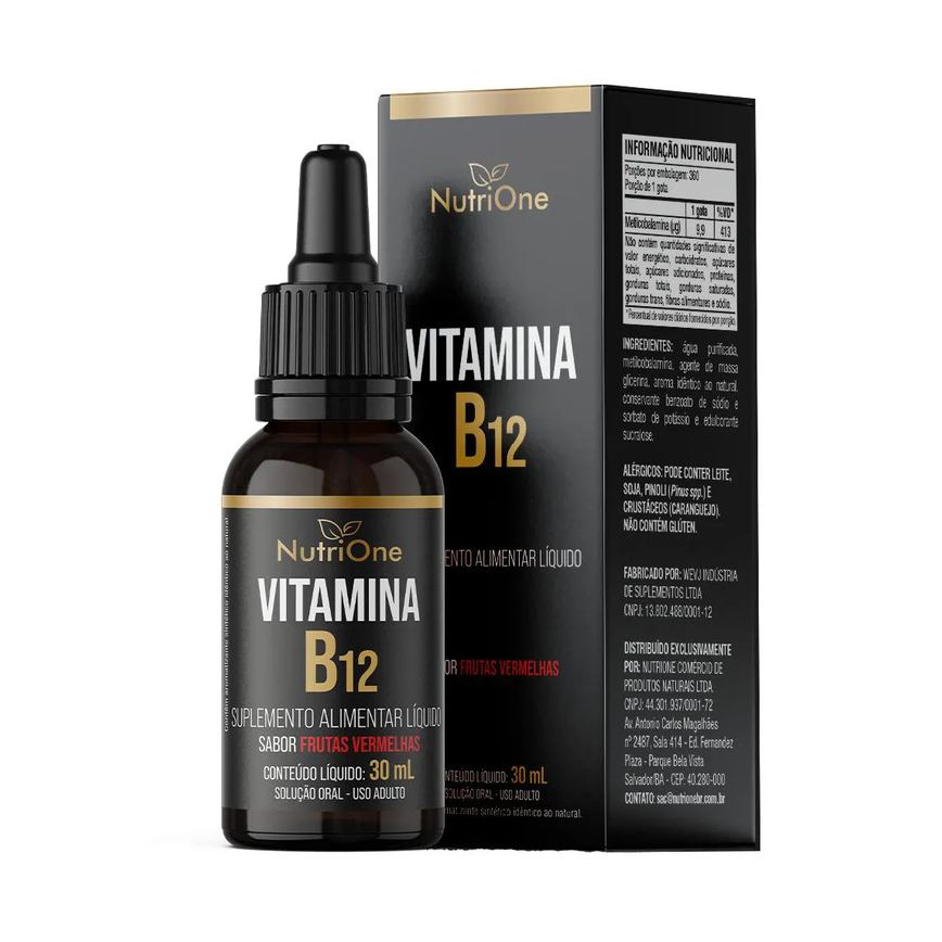 Vitamina B12 Metilcobalamina Líquida Gotas 413% Vd Nutrione