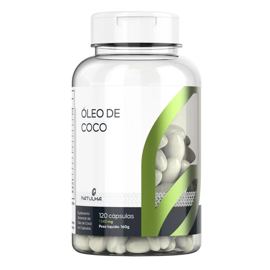 Óleo de Coco 1340mg 120 cápsulas - Natulha