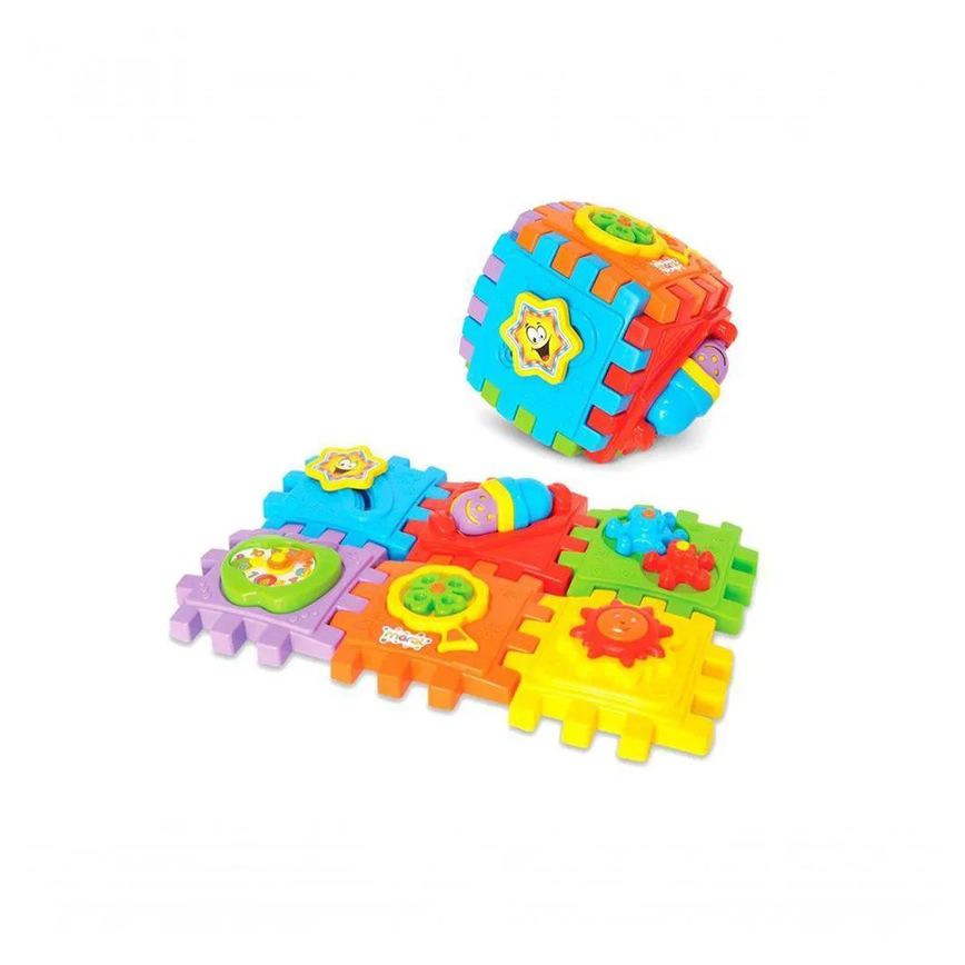 Brinquedo para Bebê Smart Cube com Som - Maral