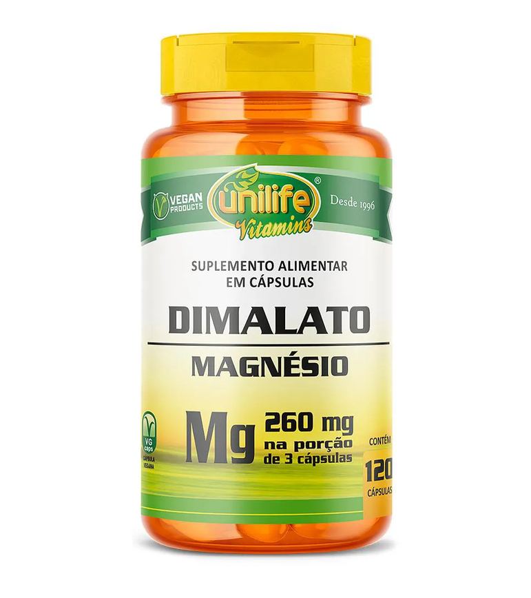 Magnésio Dimalato - 120 cápsulas