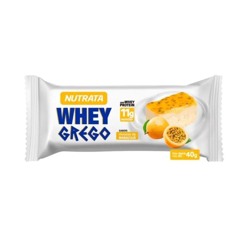 Whey Grego Bar (40G) - Sabor: Mousse de Maracujá