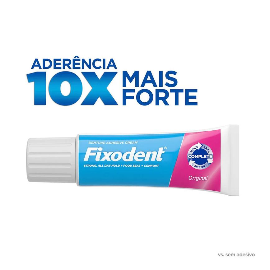 Creme Fixador de Dentadura Fixodent Original com 68g